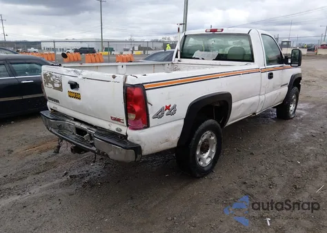 2005 GMC Sierra 2500Hd Work Truck from USA, damaged, VIN 1GTHK24U75E250044
